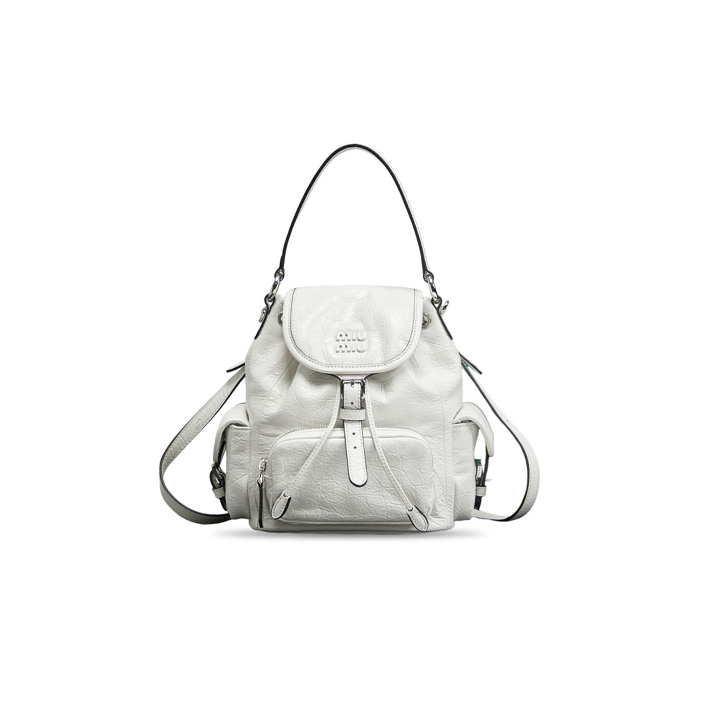MIU MIU NAPPA LEATHER BACKPACK 5BZ043 (22*18*11.5cm)